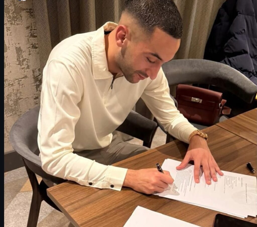 حكيم زياش يختار رقمه مع الوداد