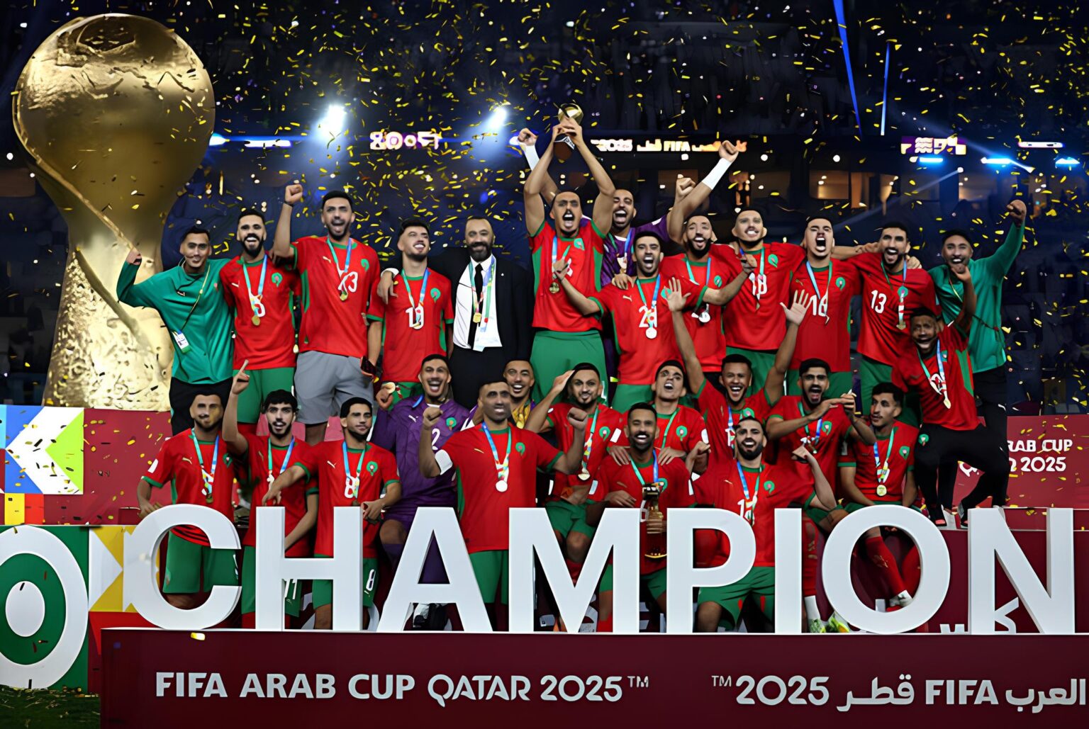 أسود لا تُقهر.. المنتخب المغربي يكتب التاريخ ويتوج عربيًا