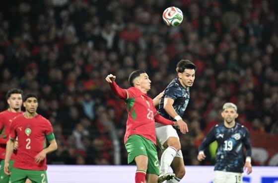 المنتخب الوطني المغربي ضد منتخب الباراغواي